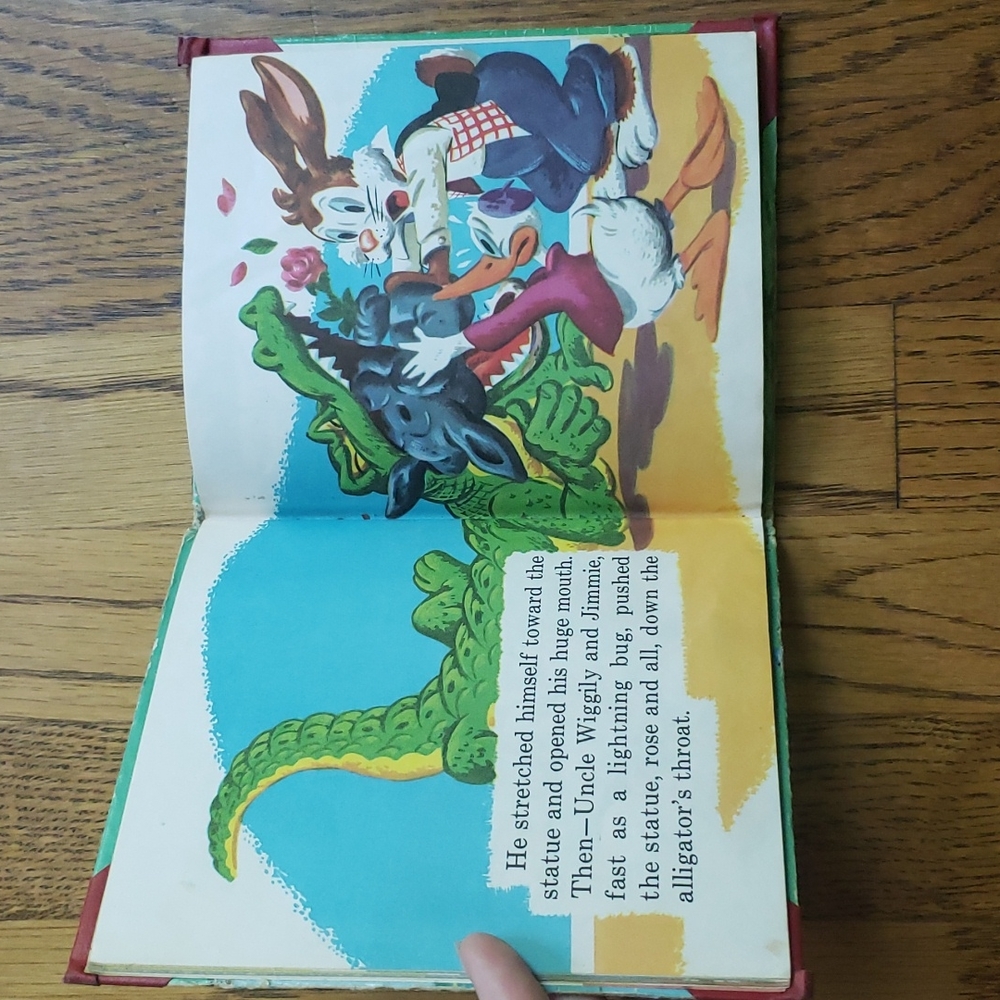 Vintage 50s Uncle Wiggily And The Alligator Hardcover Children's Book - Picture 7 of 9